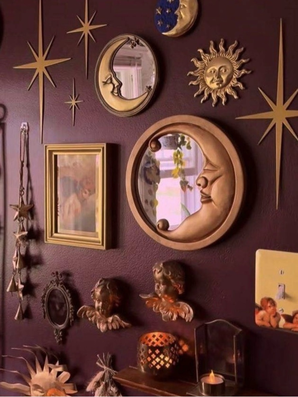 Cherub Rococo Double Light Switch Plate Resin - Picture 7 of 10